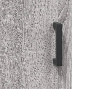 Ντουλάπα Γκρι Sonoma 69,5 x 31 x 115 εκ. από Επεξεργασμένο Ξύλο