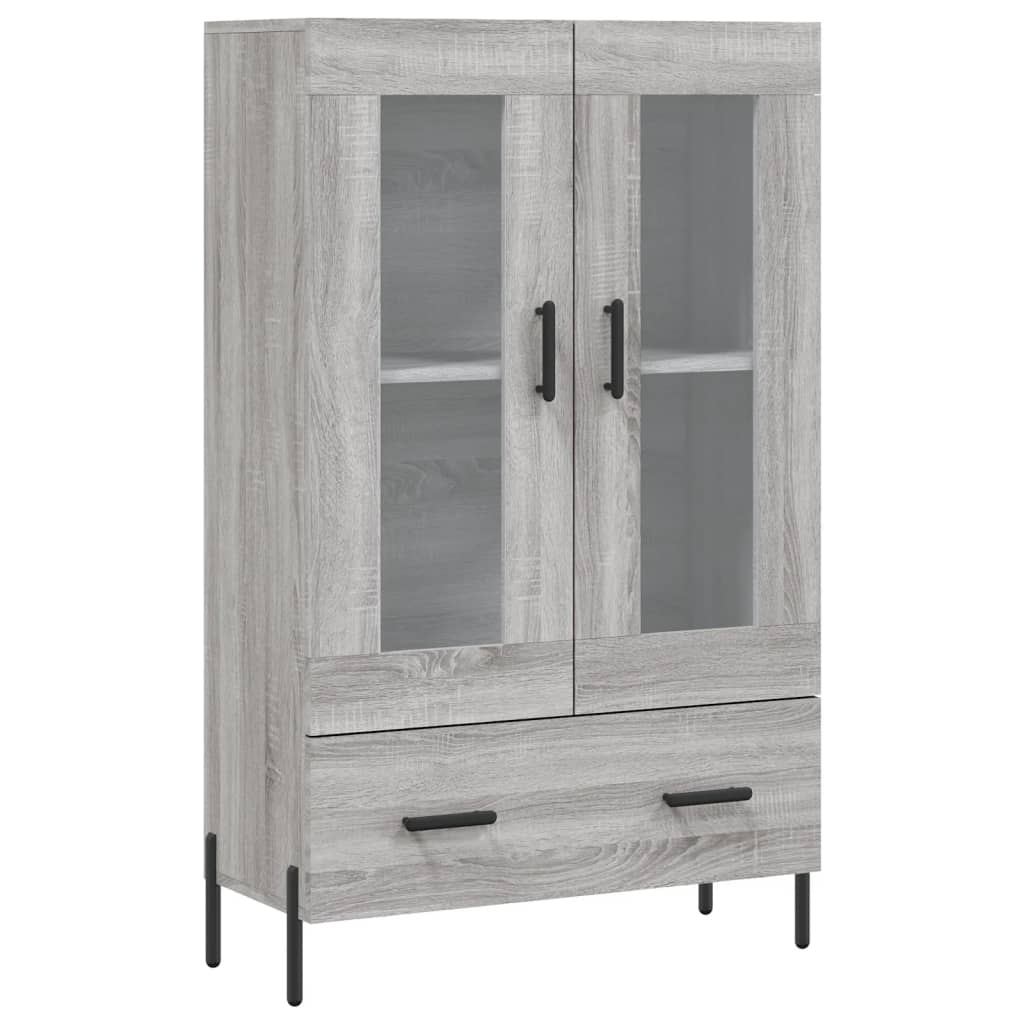 Ντουλάπα Γκρι Sonoma 69,5 x 31 x 115 εκ. από Επεξεργασμένο Ξύλο