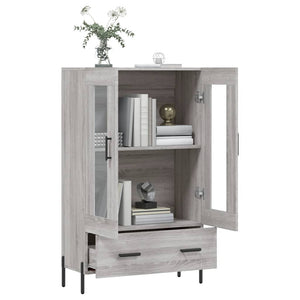Ντουλάπα Γκρι Sonoma 69,5 x 31 x 115 εκ. από Επεξεργασμένο Ξύλο