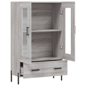 Ντουλάπα Γκρι Sonoma 69,5 x 31 x 115 εκ. από Επεξεργασμένο Ξύλο