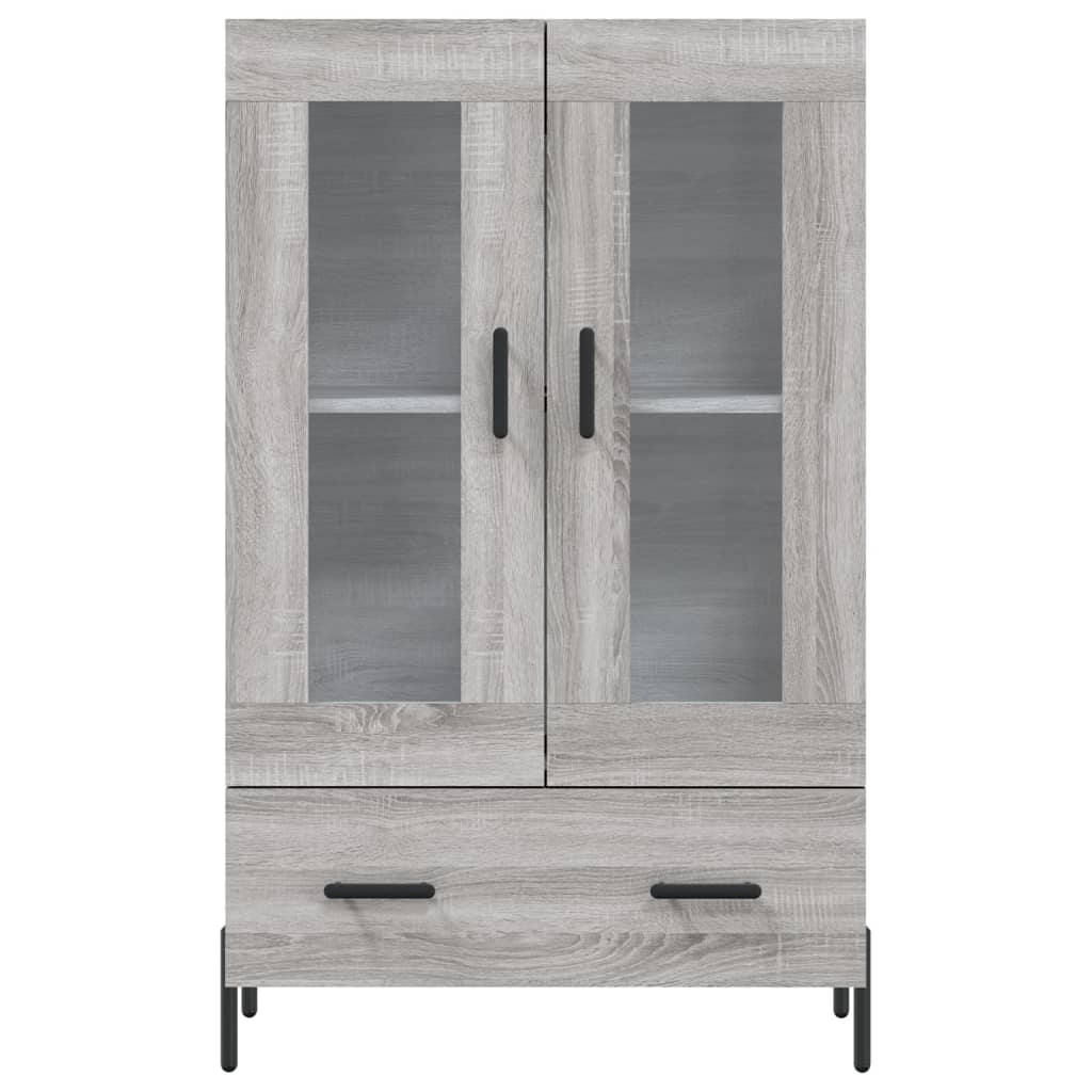 Ντουλάπα Γκρι Sonoma 69,5 x 31 x 115 εκ. από Επεξεργασμένο Ξύλο