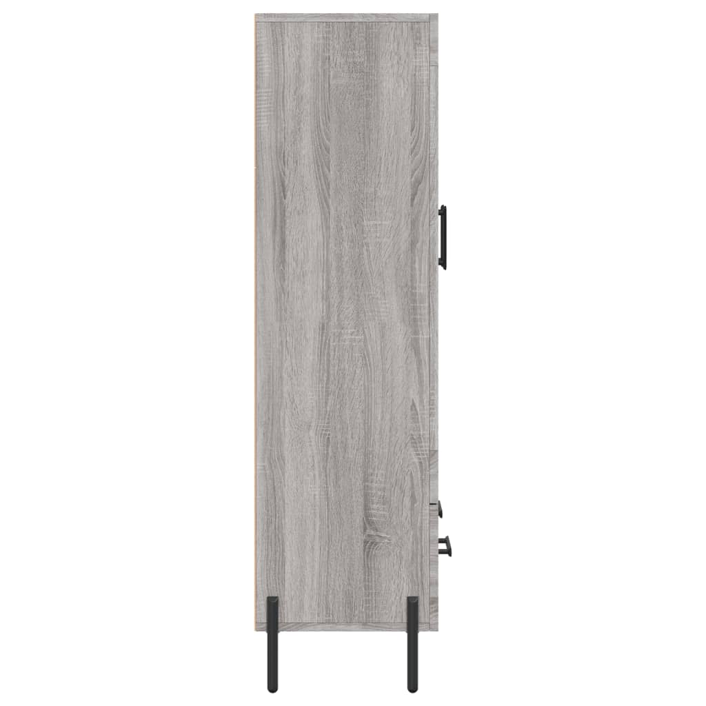 Ντουλάπα Γκρι Sonoma 69,5 x 31 x 115 εκ. από Επεξεργασμένο Ξύλο