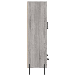 Ντουλάπα Γκρι Sonoma 69,5 x 31 x 115 εκ. από Επεξεργασμένο Ξύλο