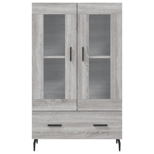Ντουλάπα Γκρι Sonoma 69,5 x 31 x 115 εκ. από Επεξεργασμένο Ξύλο