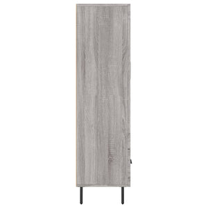 Ντουλάπα Γκρι Sonoma 69,5 x 31 x 115 εκ. από Επεξεργασμένο Ξύλο