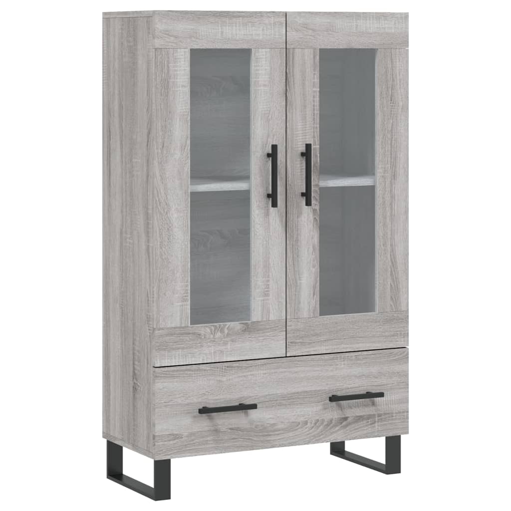 Ντουλάπα Γκρι Sonoma 69,5 x 31 x 115 εκ. από Επεξεργασμένο Ξύλο - Pakobazaar