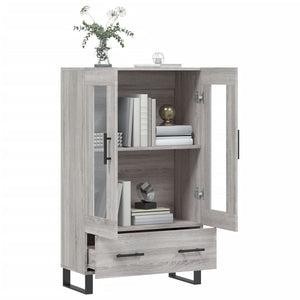 Ντουλάπα Γκρι Sonoma 69,5 x 31 x 115 εκ. από Επεξεργασμένο Ξύλο - Pakobazaar