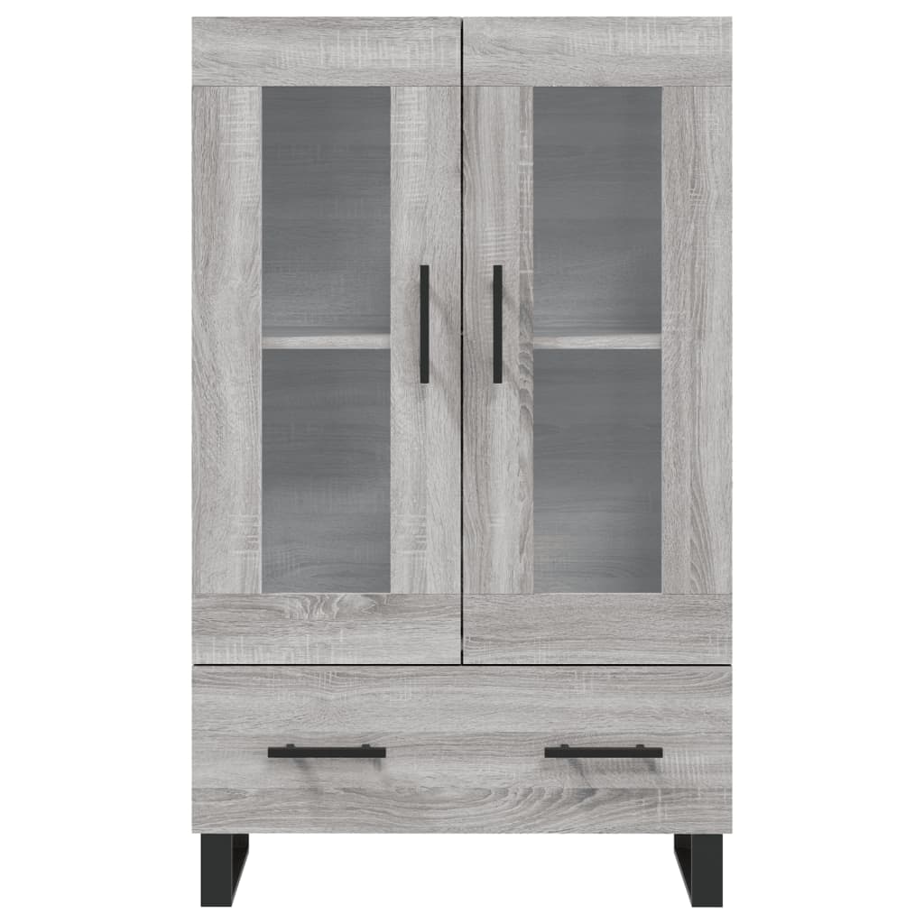 Ντουλάπα Γκρι Sonoma 69,5 x 31 x 115 εκ. από Επεξεργασμένο Ξύλο - Pakobazaar