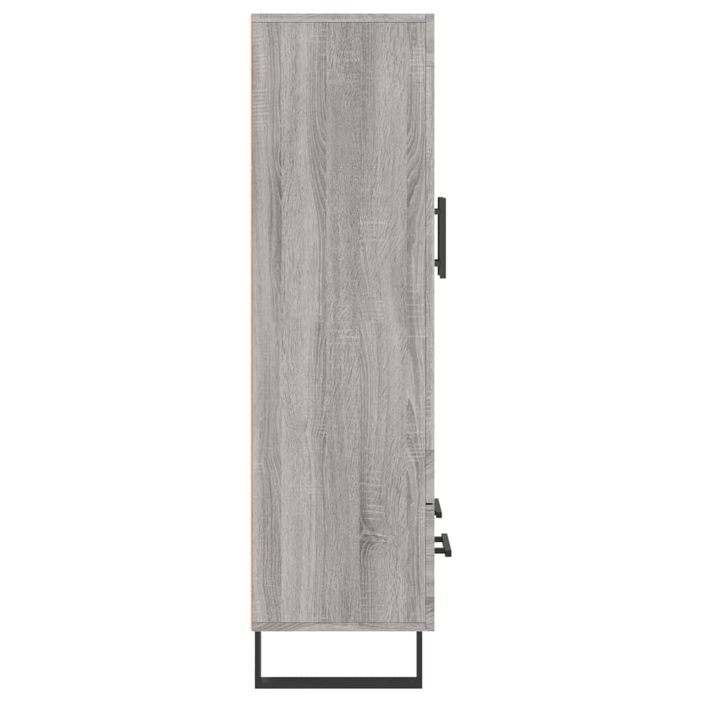 Ντουλάπα Γκρι Sonoma 69,5 x 31 x 115 εκ. από Επεξεργασμένο Ξύλο - Pakobazaar