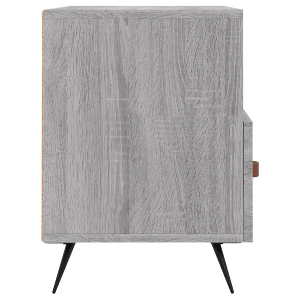Έπιπλο Τηλεόρασης Γκρι Sonoma 80x36x50 εκ. από Επεξεργ. Ξύλο
