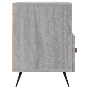 Έπιπλο Τηλεόρασης Γκρι Sonoma 80x36x50 εκ. από Επεξεργ. Ξύλο