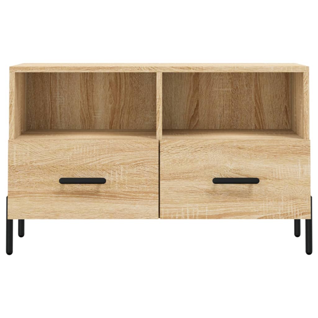 Έπιπλο Τηλεόρασης Sonoma Δρυς 80x36x50 εκ. Επεξεργασμένο Ξύλο