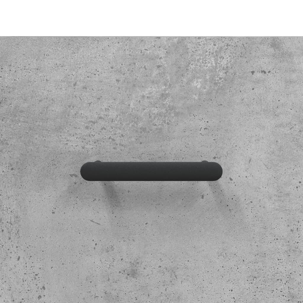 Έπιπλο Τηλεόρασης Γκρι Σκυροδέματος 80x36x50 εκ. Επεξεργ. Ξύλο