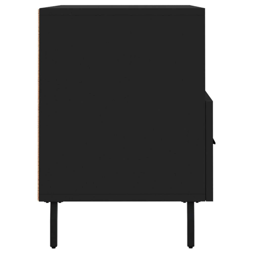 Έπιπλο Τηλεόρασης Μαύρο 80 x 36 x 50 εκ. από Επεξεργασμένο Ξύλο - Pakobazaar