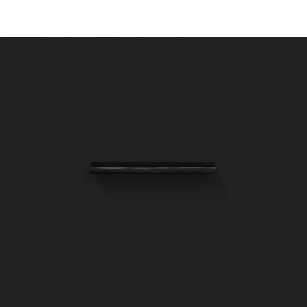 Έπιπλο Τηλεόρασης Μαύρο 80 x 36 x 50 εκ. από Επεξεργασμένο Ξύλο - Pakobazaar