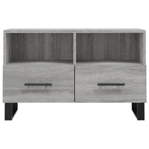 Έπιπλο Τηλεόρασης Γκρι Sonoma 80x36x50 εκ. από Επεξεργ. Ξύλο