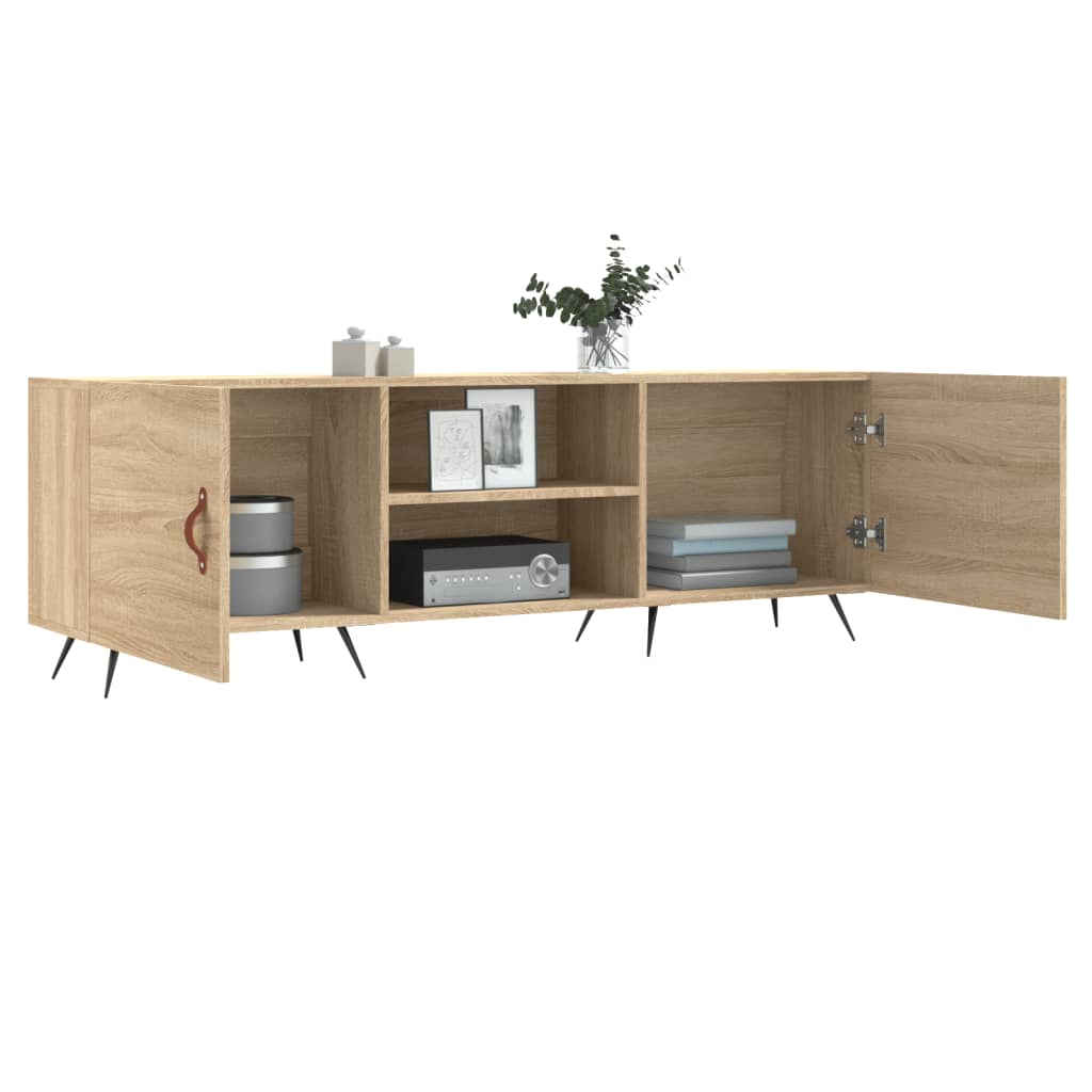 Έπιπλο Τηλεόρασης Sonoma Δρυς 150x30x50 εκ. Επεξεργασμένο Ξύλο