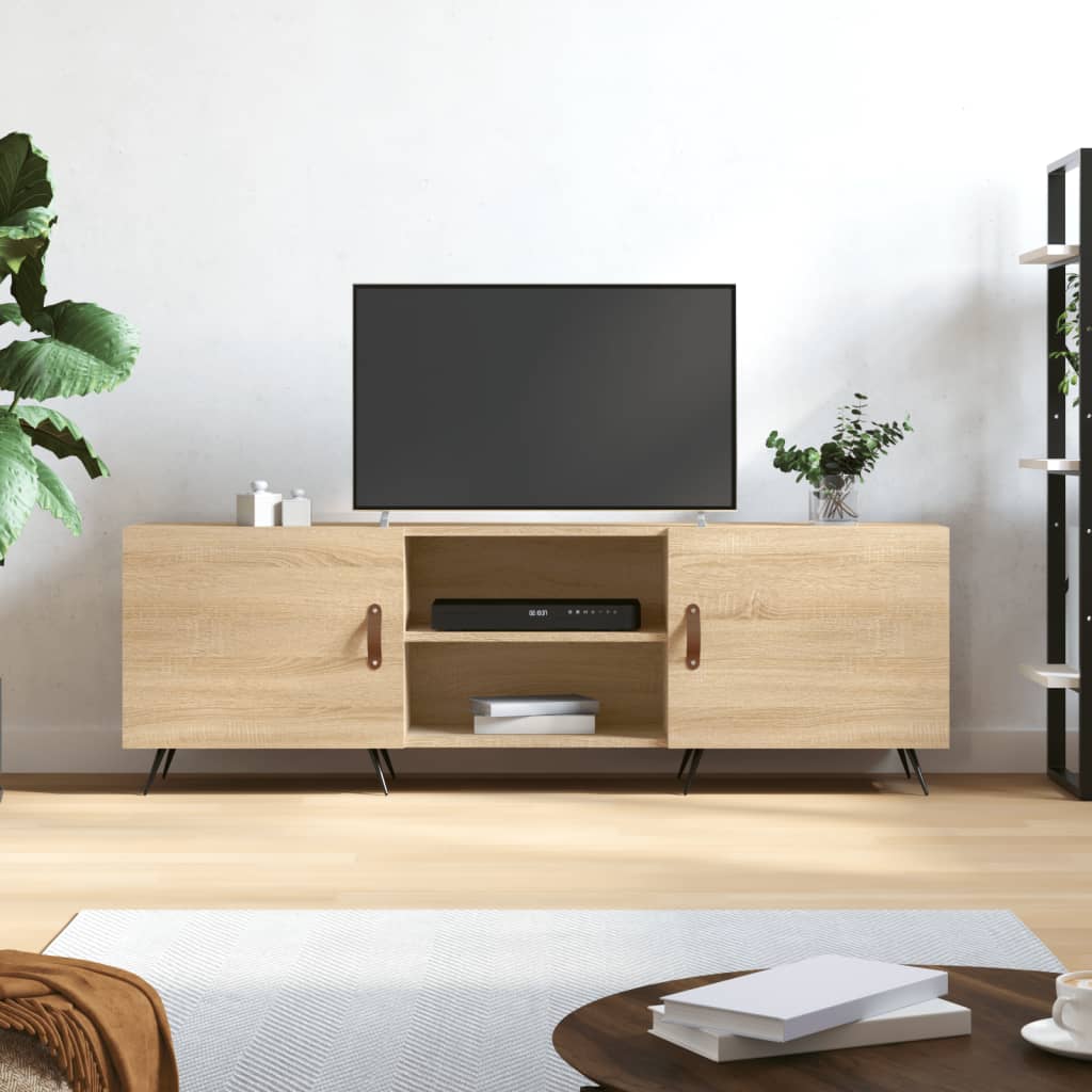 Έπιπλο Τηλεόρασης Sonoma Δρυς 150x30x50 εκ. Επεξεργασμένο Ξύλο