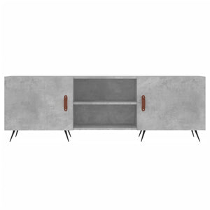 Έπιπλο Τηλεόρασης Γκρι Σκυροδέματος 150x30x50 εκ. Επεξ. Ξύλο - Pakobazaar