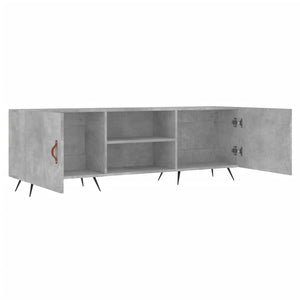 Έπιπλο Τηλεόρασης Γκρι Σκυροδέματος 150x30x50 εκ. Επεξ. Ξύλο - Pakobazaar