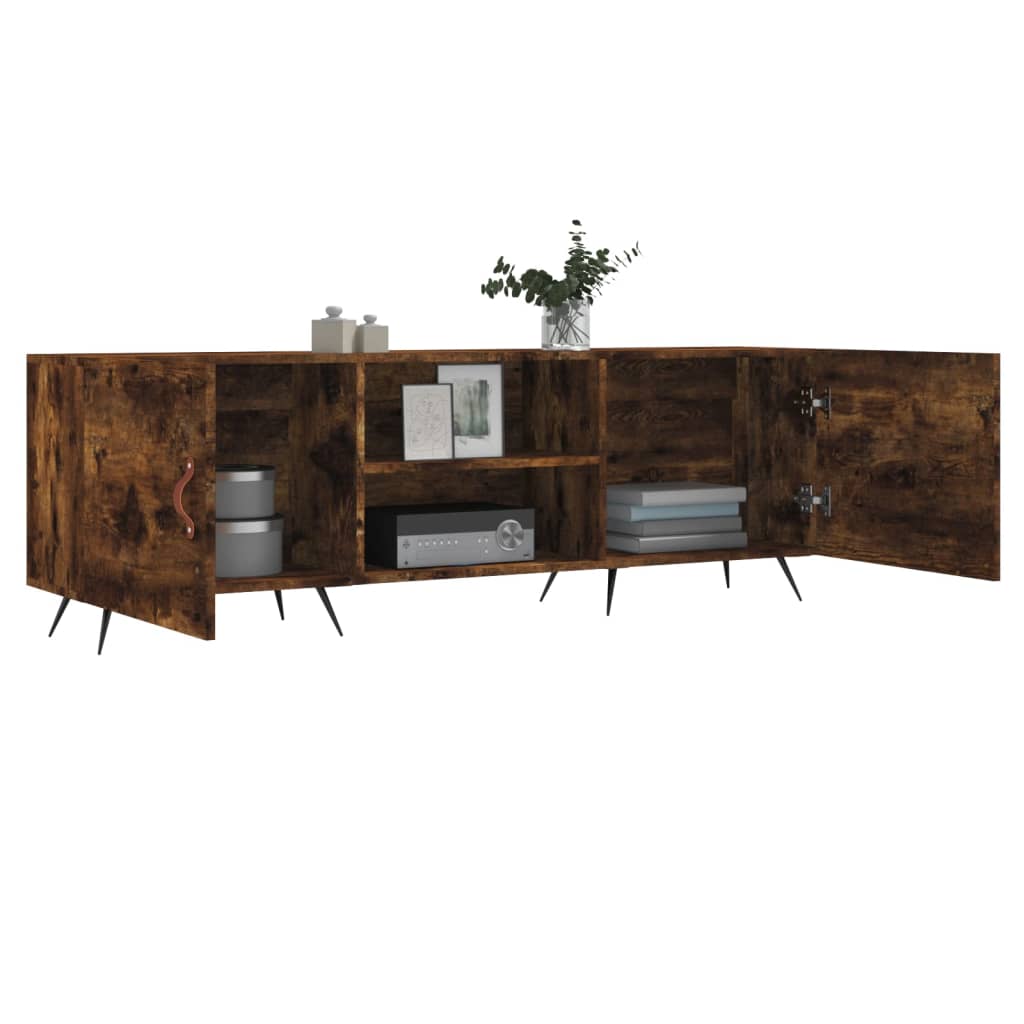 Έπιπλο Τηλεόρασης Καπνιστή Δρυς 150x30x50 εκ. Επεξ. Ξύλο - Pakobazaar
