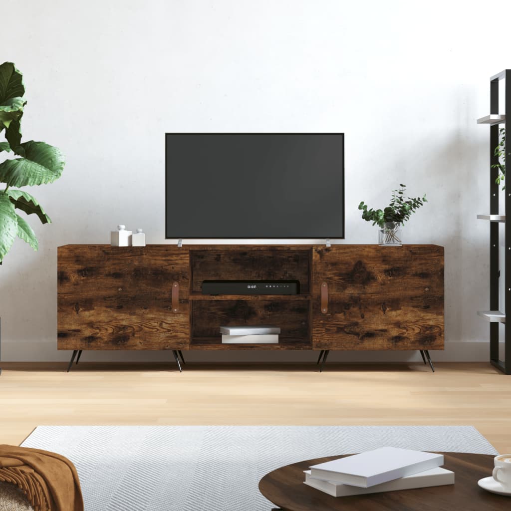 Έπιπλο Τηλεόρασης Καπνιστή Δρυς 150x30x50 εκ. Επεξ. Ξύλο - Pakobazaar