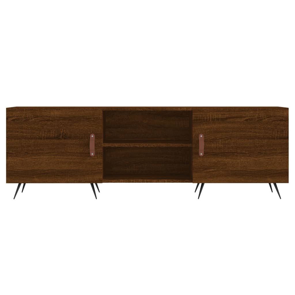 Έπιπλο Τηλεόρασης Καφέ Δρυς 150x30x50 εκ. Επεξ. Ξύλο