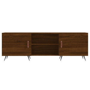 Έπιπλο Τηλεόρασης Καφέ Δρυς 150x30x50 εκ. Επεξ. Ξύλο