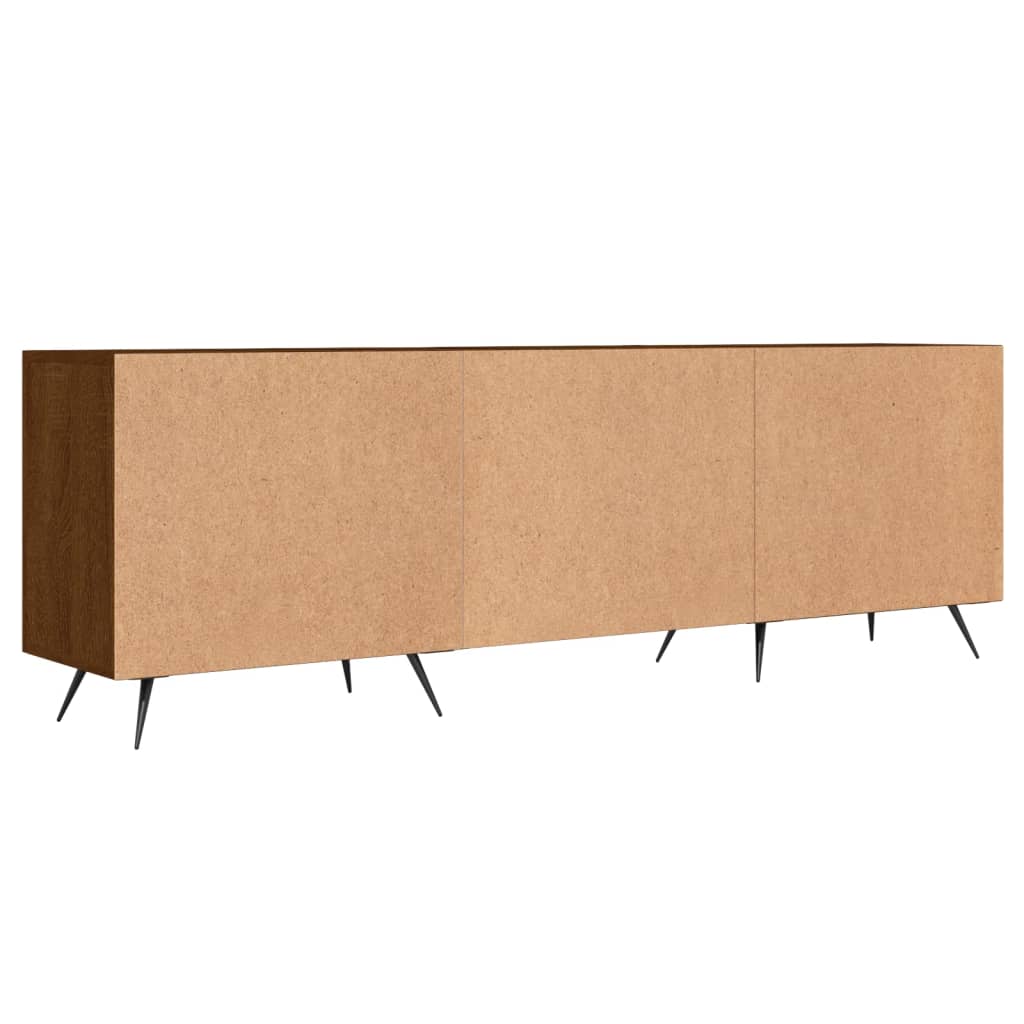 Έπιπλο Τηλεόρασης Καφέ Δρυς 150x30x50 εκ. Επεξ. Ξύλο