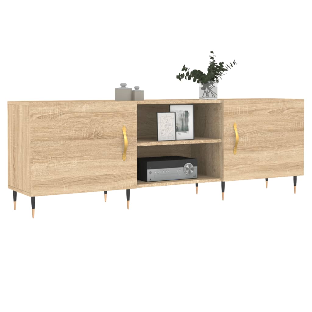 Έπιπλο Τηλεόρασης Sonoma Δρυς 150x30x50 εκ. Επεξεργασμένο Ξύλο - Pakobazaar