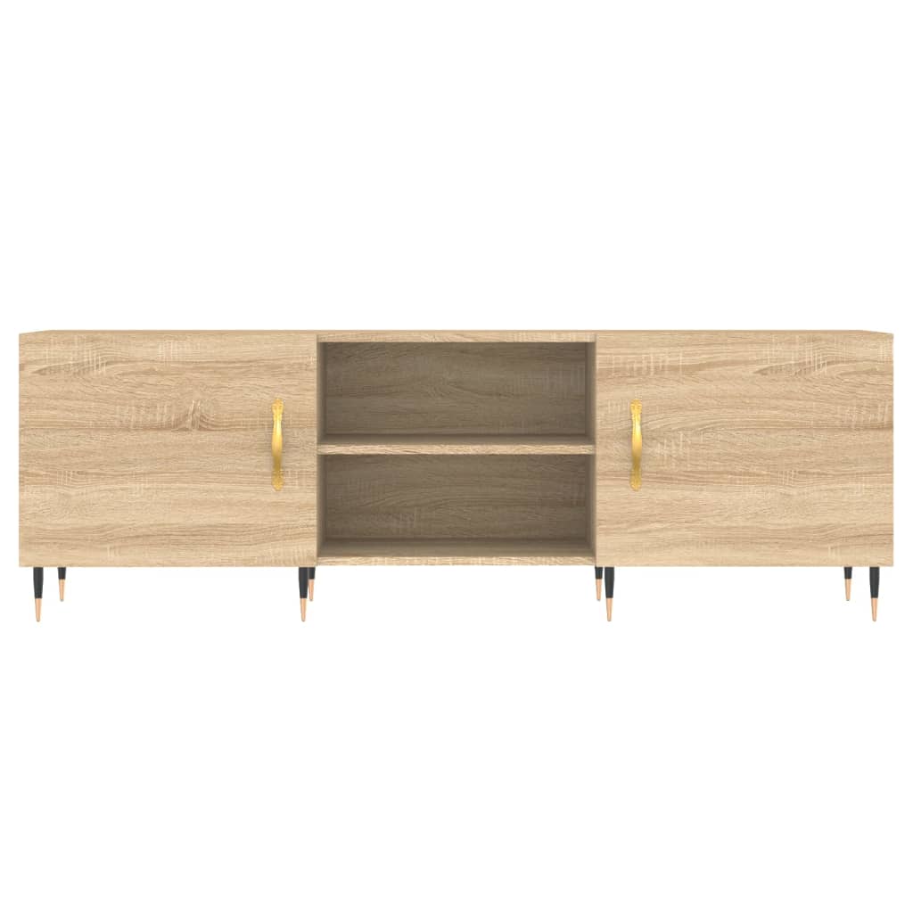 Έπιπλο Τηλεόρασης Sonoma Δρυς 150x30x50 εκ. Επεξεργασμένο Ξύλο - Pakobazaar