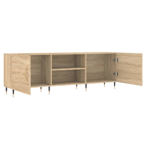 Έπιπλο Τηλεόρασης Sonoma Δρυς 150x30x50 εκ. Επεξεργασμένο Ξύλο - Pakobazaar