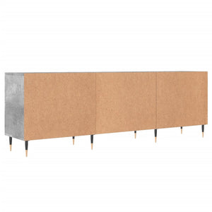 Έπιπλο Τηλεόρασης Γκρι Σκυροδέματος 150x30x50 εκ. Επεξ. Ξύλο - Pakobazaar