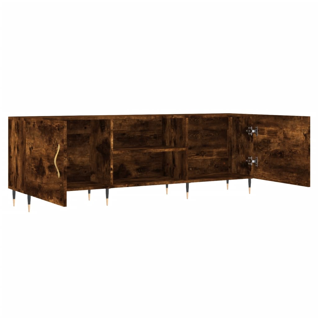 Έπιπλο Τηλεόρασης Καπνιστή Δρυς 150x30x50 εκ. Επεξ. Ξύλο - Pakobazaar