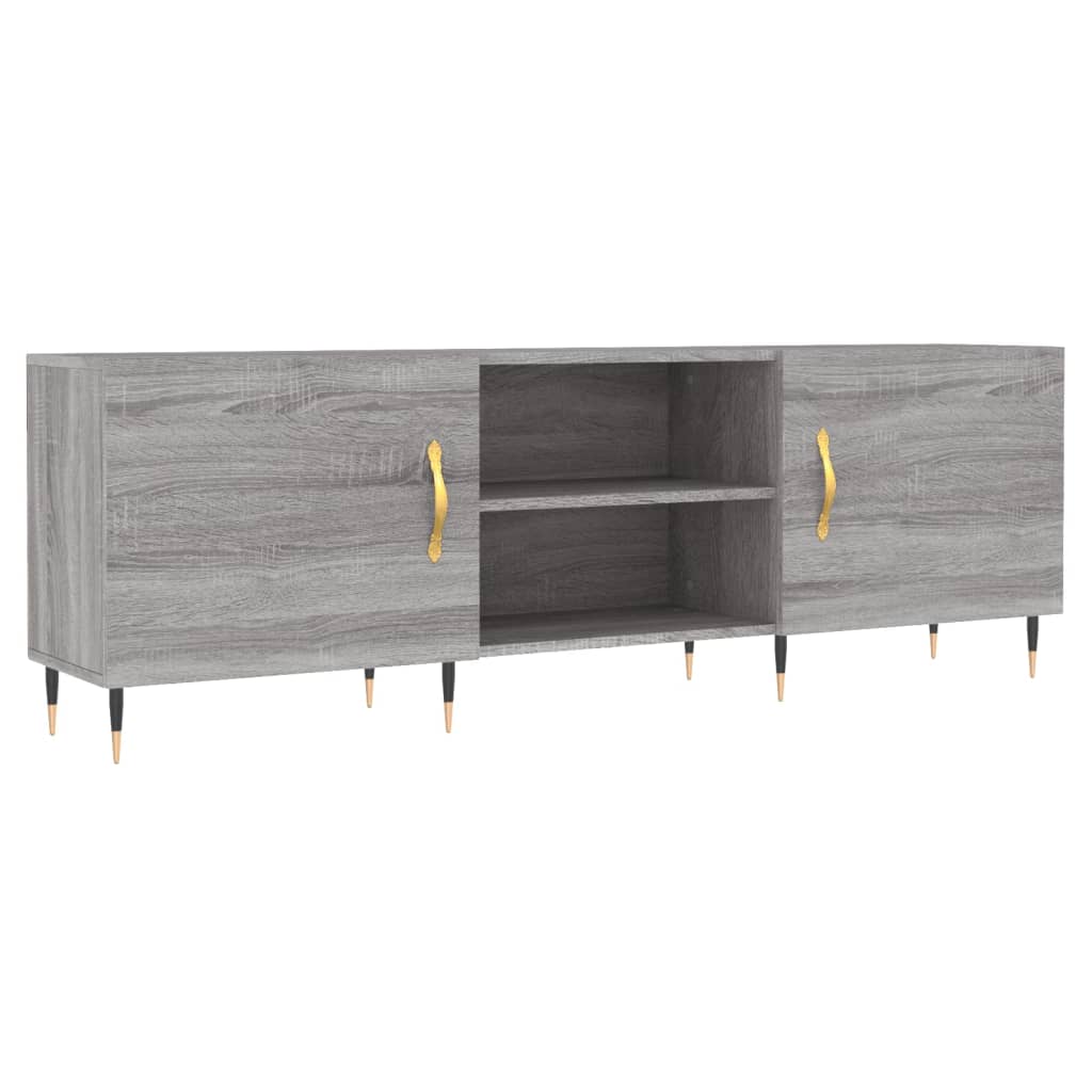 Έπιπλο Τηλεόρασης Γκρι Sonoma 150x30x50 εκ. από Επεξεργ. Ξύλο - Pakobazaar