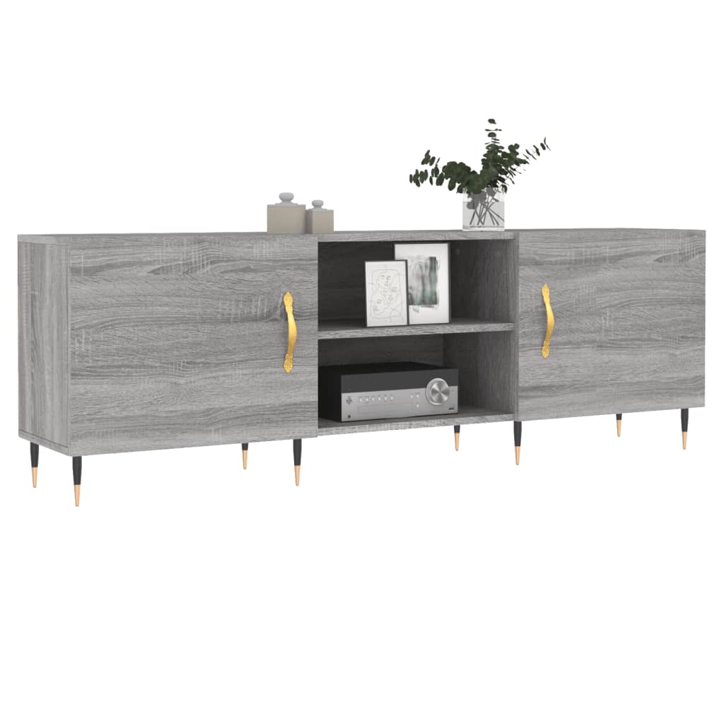 Έπιπλο Τηλεόρασης Γκρι Sonoma 150x30x50 εκ. από Επεξεργ. Ξύλο - Pakobazaar