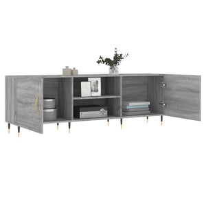 Έπιπλο Τηλεόρασης Γκρι Sonoma 150x30x50 εκ. από Επεξεργ. Ξύλο - Pakobazaar