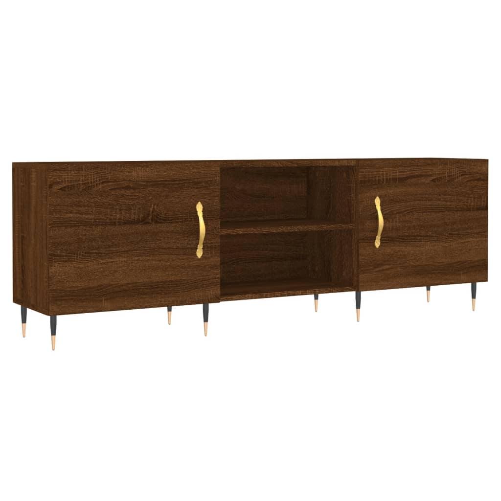 Έπιπλο Τηλεόρασης Καφέ Δρυς 150x30x50 εκ. Επεξ. Ξύλο