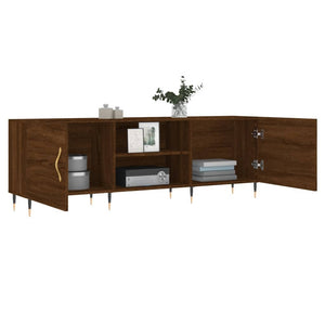 Έπιπλο Τηλεόρασης Καφέ Δρυς 150x30x50 εκ. Επεξ. Ξύλο