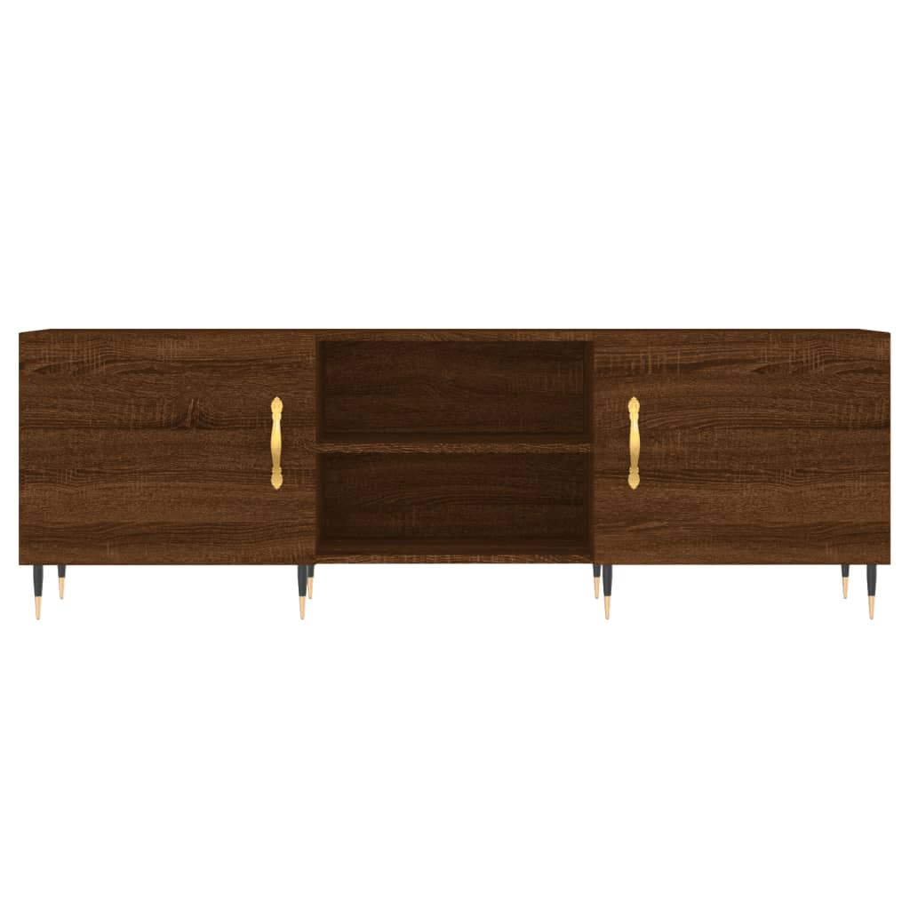Έπιπλο Τηλεόρασης Καφέ Δρυς 150x30x50 εκ. Επεξ. Ξύλο