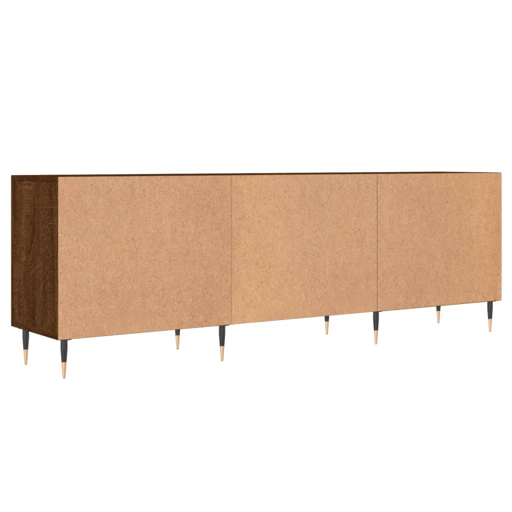 Έπιπλο Τηλεόρασης Καφέ Δρυς 150x30x50 εκ. Επεξ. Ξύλο