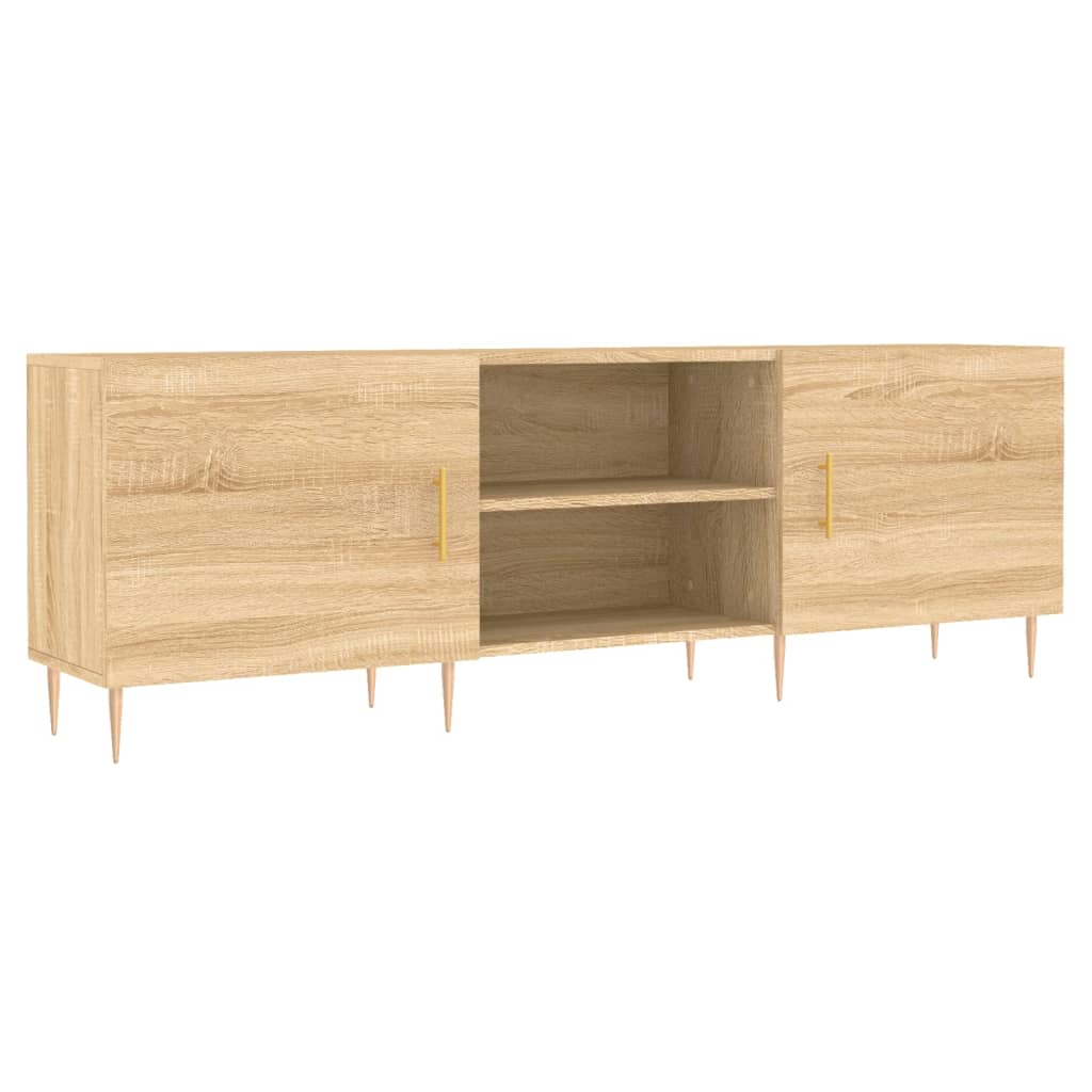 Έπιπλο Τηλεόρασης Sonoma Δρυς 150x30x50 εκ. Επεξεργασμένο Ξύλο - Pakobazaar