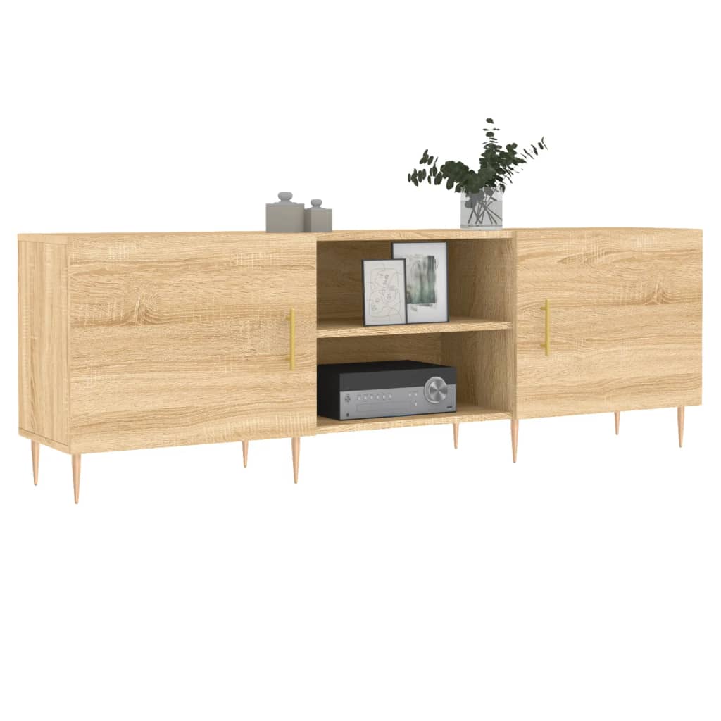 Έπιπλο Τηλεόρασης Sonoma Δρυς 150x30x50 εκ. Επεξεργασμένο Ξύλο - Pakobazaar