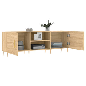 Έπιπλο Τηλεόρασης Sonoma Δρυς 150x30x50 εκ. Επεξεργασμένο Ξύλο - Pakobazaar