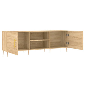 Έπιπλο Τηλεόρασης Sonoma Δρυς 150x30x50 εκ. Επεξεργασμένο Ξύλο - Pakobazaar