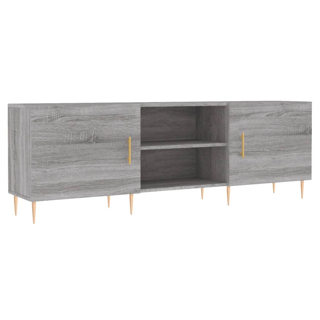 Έπιπλο Τηλεόρασης Γκρι Sonoma 150x30x50 εκ. από Επεξεργ. Ξύλο