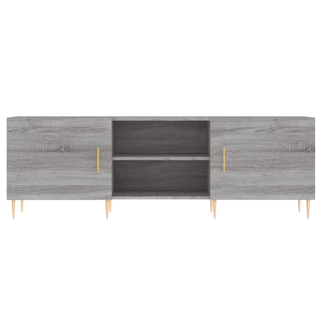 Έπιπλο Τηλεόρασης Γκρι Sonoma 150x30x50 εκ. από Επεξεργ. Ξύλο