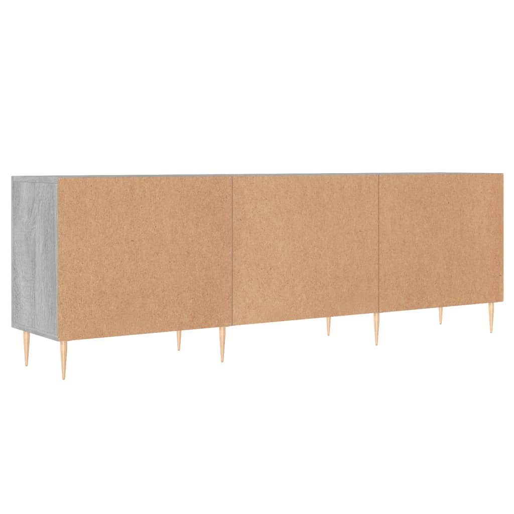 Έπιπλο Τηλεόρασης Γκρι Sonoma 150x30x50 εκ. από Επεξεργ. Ξύλο