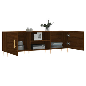 Έπιπλο Τηλεόρασης Καφέ Δρυς 150x30x50 εκ. Επεξ. Ξύλο
