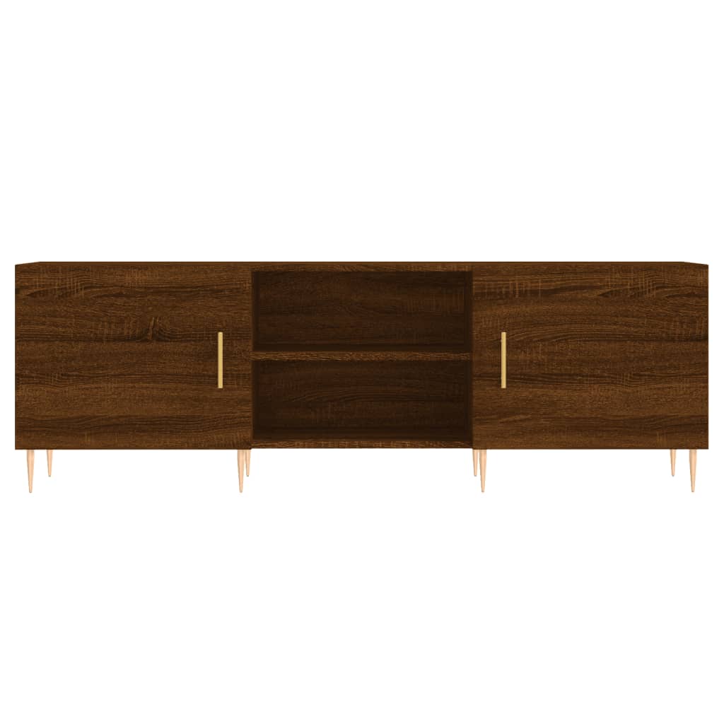 Έπιπλο Τηλεόρασης Καφέ Δρυς 150x30x50 εκ. Επεξ. Ξύλο